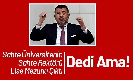 Sahte Üniversitenin Sahte Rektörü Lise Mezunu Çıktı. Dedi Ama!