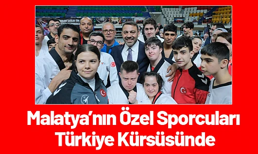 Malatya'nın Özel Sporcuları Türkiye Kürsüsünde