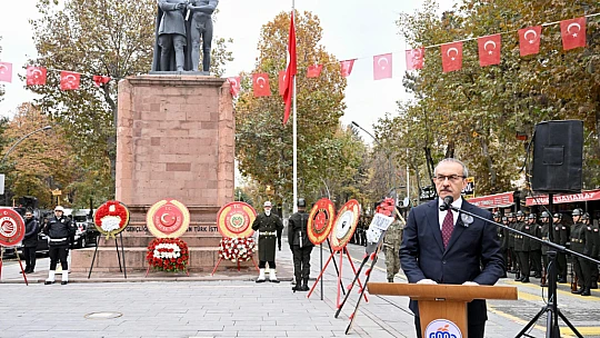 Atatürk'ün Vefatının 86. Yıldönümünde Malatya'da Anma Töreni Düzenlendi