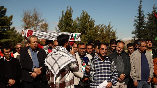 Filistin Direnişine Destek: Yahya Sinvar'ın Şehadeti İnönü Üniversitesi'nde Anıldı