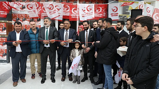 Genel Başkan Remzi Çayır, Ekrem Ceyhan'ın Seçim Çalışma Ofisinin Açılışına Katıldı....