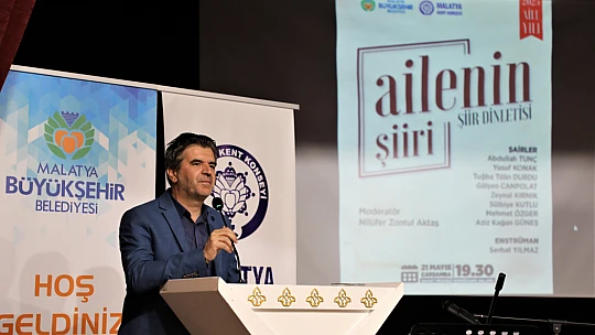 Malatya'da Şairler Aileyi Anlattı, Dinleyenler Duygulandı