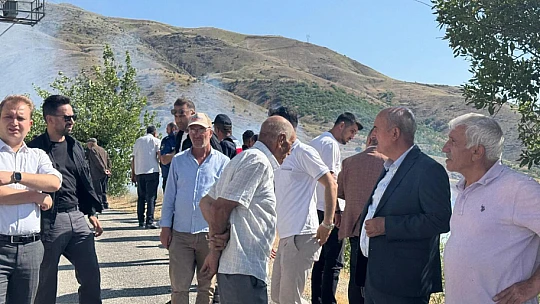 Başkan Özbay: 'Yangında Can Kaybı Yok, 4 Ev Hasar Aldı'