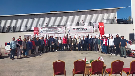 Malatya'da Üreticiye Makine ve Ekipman Desteği