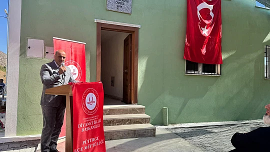 Malatya Pütürge'ye Yeni Cami Kazandırıldı
