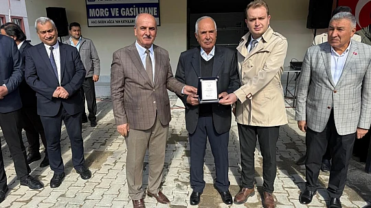 Kale'de morg ve gasilhane hizmete açıldı