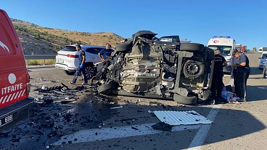 Malatya-Kayseri Yolunda Feci Kaza: 4 Ölü, 2 Yaralı