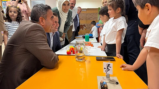 Akçadağ'da Minik Bilim İnsanları Sahneye Çıktı