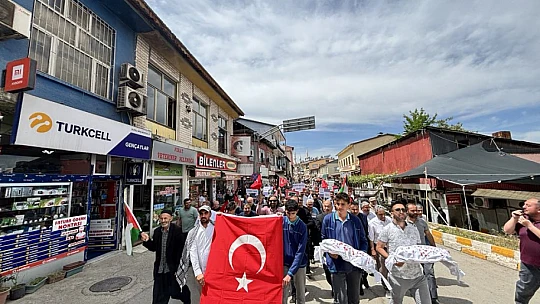 Arapgir Halkı Gazze İçin Yürüdü: Adalet ve Barış Vurgusu