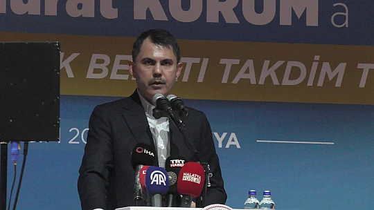 Bakan Kurum'a Malatya Fahri Hemşehrilik Beratı Takdim Edildi