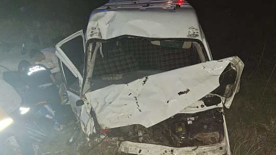 Arapgir'de minibüs şarampole uçtu 8 Yaralı!