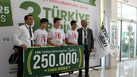 LGS 2025 Türkiye Birincileri Çamlıca Koleji'nden!
