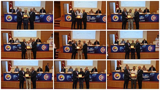 MTSO'da 25 Yılı Aşan Emeklere Teşekkür Plaketi