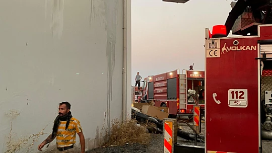 Malatya OSB'de Yangın Can Kaybı Yok