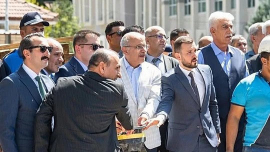 Yazıhan Merkez Camii'nin Temeli Dualarla Atıldı