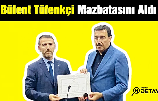 AK Parti Milletvekili Tüfenkçi Mazbatasını Aldı