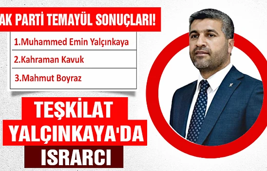 Malatya AK Parti Teşkilatı Yalçınkaya'da Israrcı!