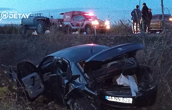 Akçadağ'da Trafik Kazası: 1 Yaralı