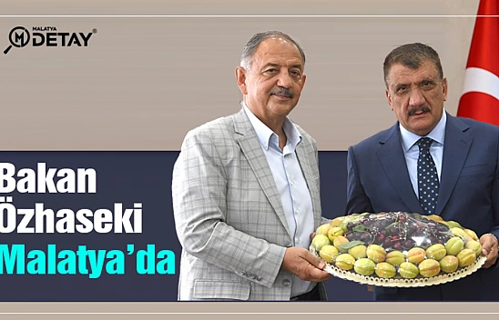 Bakan Özhaseki ÖZHASEKİ Malatya Büyükşehir Belediyesini Ziyaret Etti.