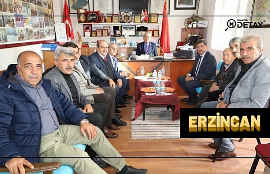 Erzincan Belediye Başkanı Muhtarları ziyaret etti...
