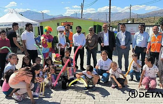 Depremzede Çocuklar Doğanşehir'de Doyasıya Eğlendi