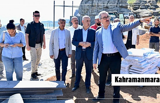 Güngör ve Kirişci, Ali Kayası Cam Teras'ta İncelemelerde Bulundu