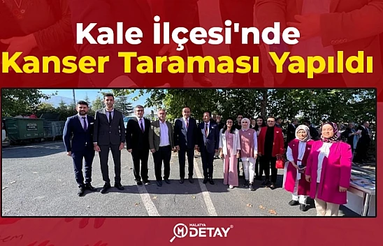 Kale İlçesi'nde Kadınlar kanser taramasından geçiti...