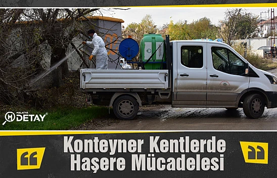 Konteyner Kentlerde Haşere Mücadelesi