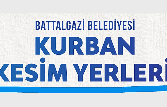 Kurban Kesim Yerleri Belirlendi