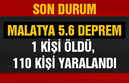 Malatya Depreminde Son Durum
