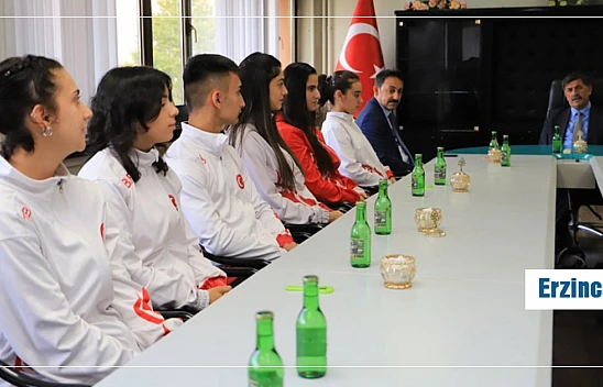 Milli Sporculardan Erzincan Belediyesi'ne ziyaret