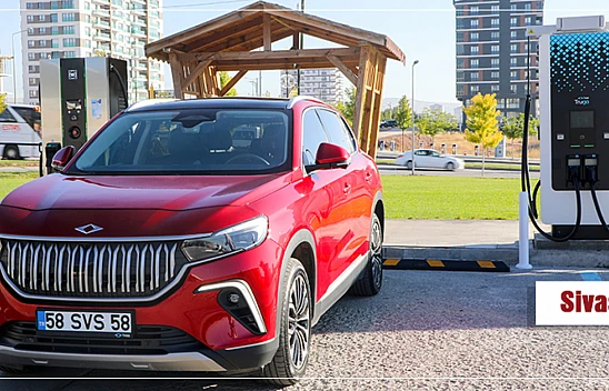 Sivas'ta Togg İçin Şarj İstasyonu Açıldı…