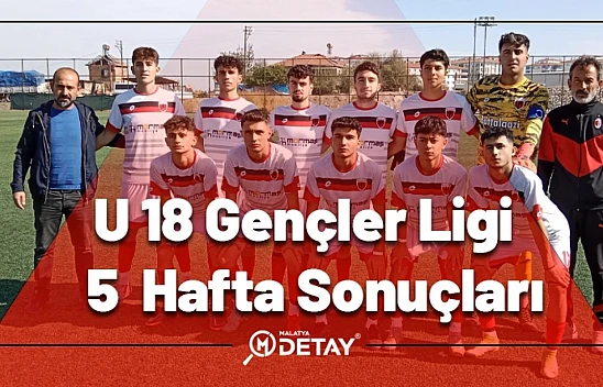 U 18 Gençler Ligi  5. Hafta Sonuçları