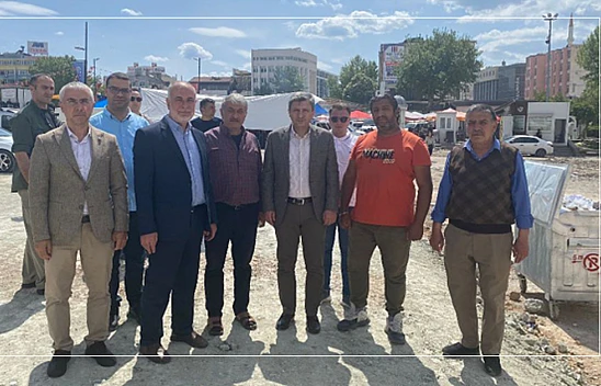 Vali Hulusi Şahin Çarşı Merkezinde İncelemelerde Bulundu