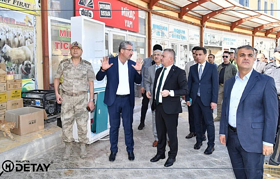 Vali Yazıcı Darende'de Deprem Konutlarını İnceledi...