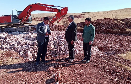 Yazıhan Epreme'de 30 adet kırsal konut çalışması devam ediyor.