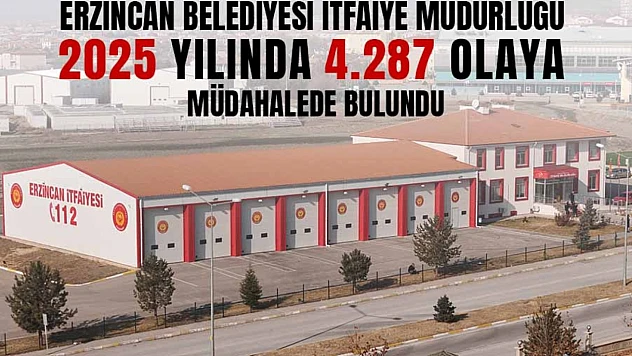 2025 yılında 4 Bin 287 olaya müdahalede bulundu