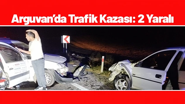 Arguvan'da Trafik Kazası: 2 Yaralı