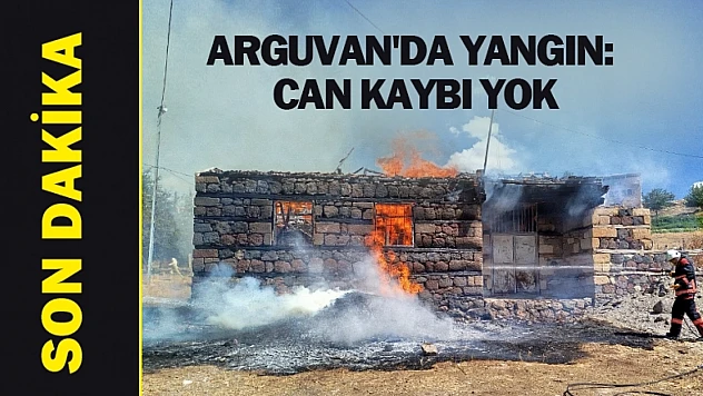 Arguvan'da Yangın: Can Kaybı Yok