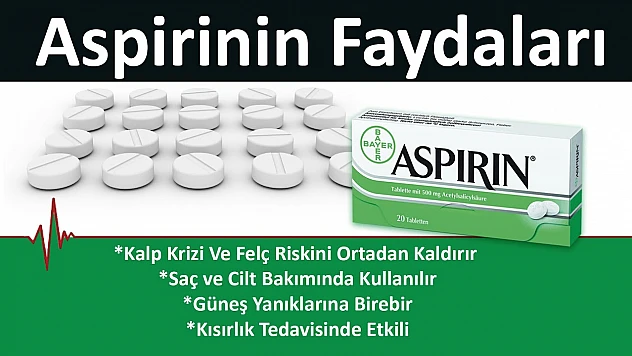 Aspirinin Faydaları Nelerdir? Neye İyi Gelir, Saça ve Cilde Faydaları Neler, Kimler Kullanamaz?