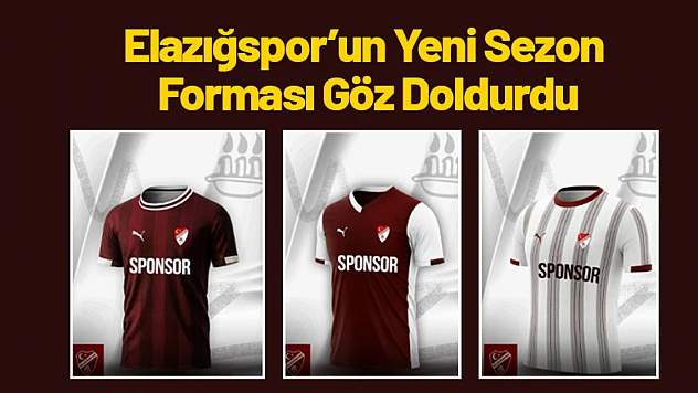 Elazığspor'un Yeni Sezon Forması Göz Doldurdu