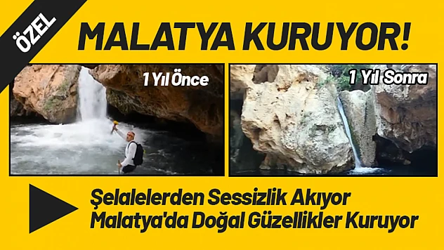 Gürpınar Şelalelerden Sessizlik Akıyor: Malatya'da Doğal Güzellikler Kuruyor