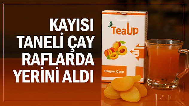 Kayısı Taneli Çay Raflarda Yerini Aldı