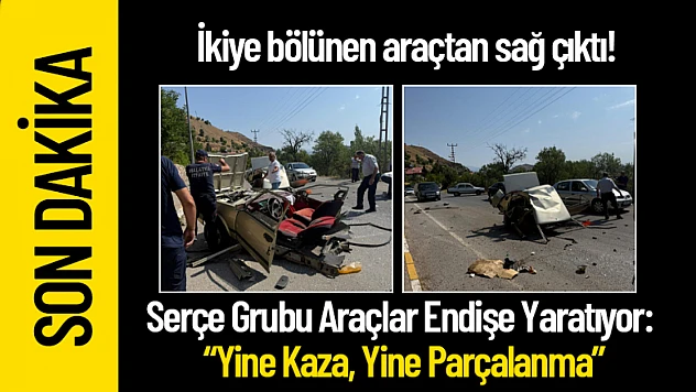 Kuş Grubu Araçlar Endişe Yaratıyor: Yine Kaza, Yine Parçalanma