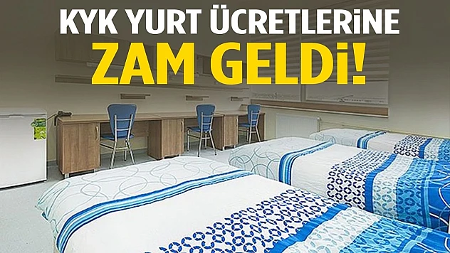 KYK yurt ücretlerine yüzde 40 zam