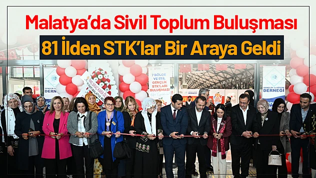 Malatya'da Sivil Toplum Buluşması: 81 İlden STK'lar Bir Araya Geldi