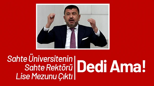 Sahte Üniversitenin Sahte Rektörü Lise Mezunu Çıktı. Dedi Ama!