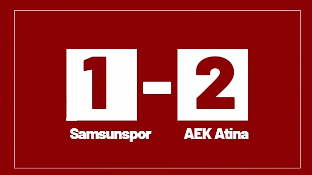 Samsunspor Evinde AEK'ya Mağlup