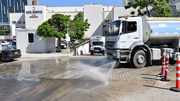 Yeşilyurt'un Temizliği İçin 7/24 Sahadalar!
