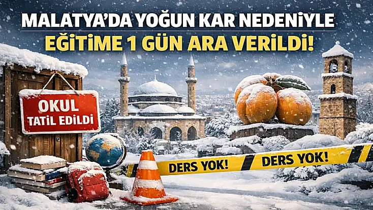 12 Ocak'ta Eğitime 1 Gün Ara verildi